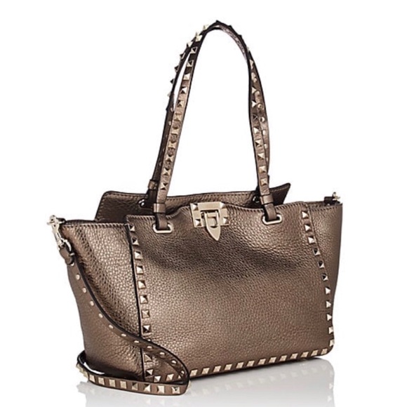 valentino rockstud small tote